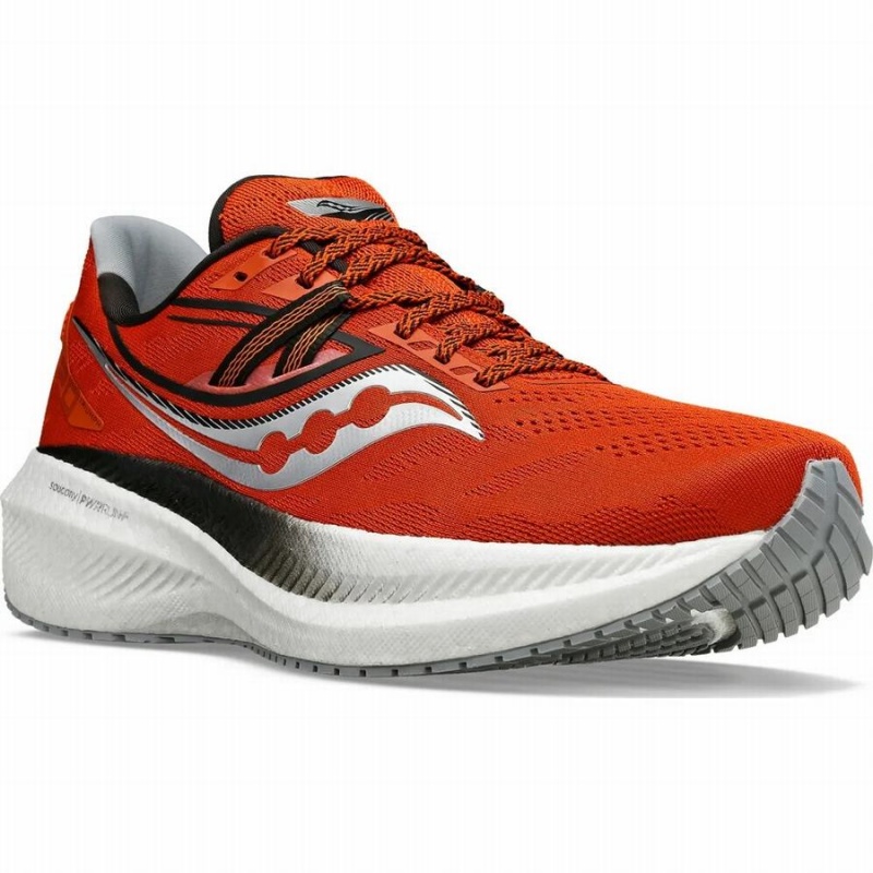 Men's Saucony Triumph 20 Running Shoes Red | Australia S13952-J59