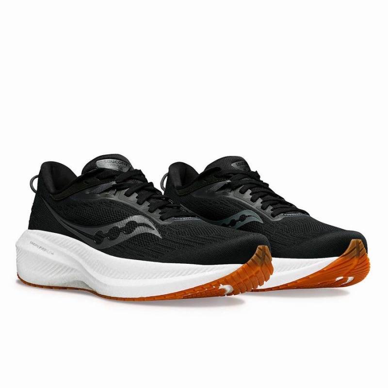 Men's Saucony Triumph 21 Running Shoes Black | Australia S87094-G57