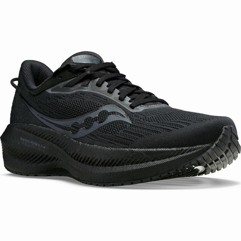 Men's Saucony Triumph 21 Running Shoes Black | Australia S89761-M93