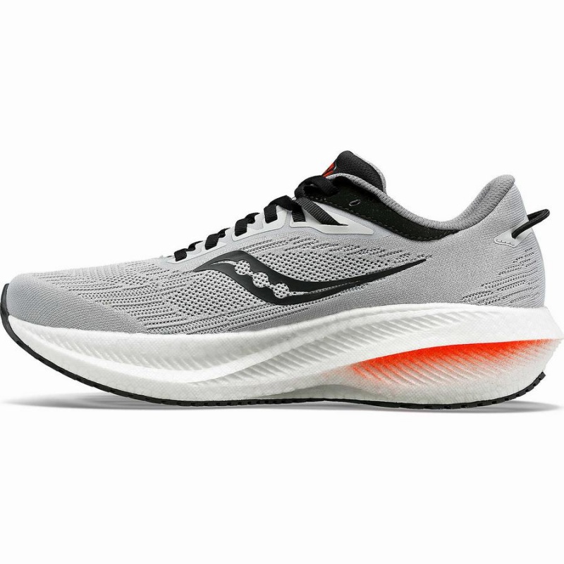 Men's Saucony Triumph 21 Running Shoes Grey / Black | Australia S35791-G87