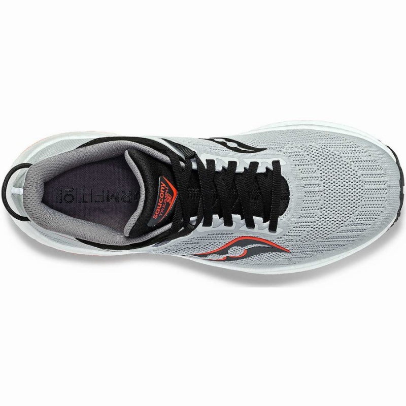 Men's Saucony Triumph 21 Running Shoes Grey / Black | Australia S35791-G87