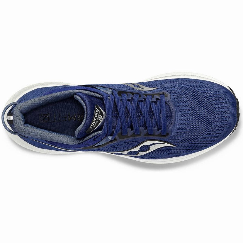 Men's Saucony Triumph 21 Running Shoes Indigo / Black | Australia S35427-H06