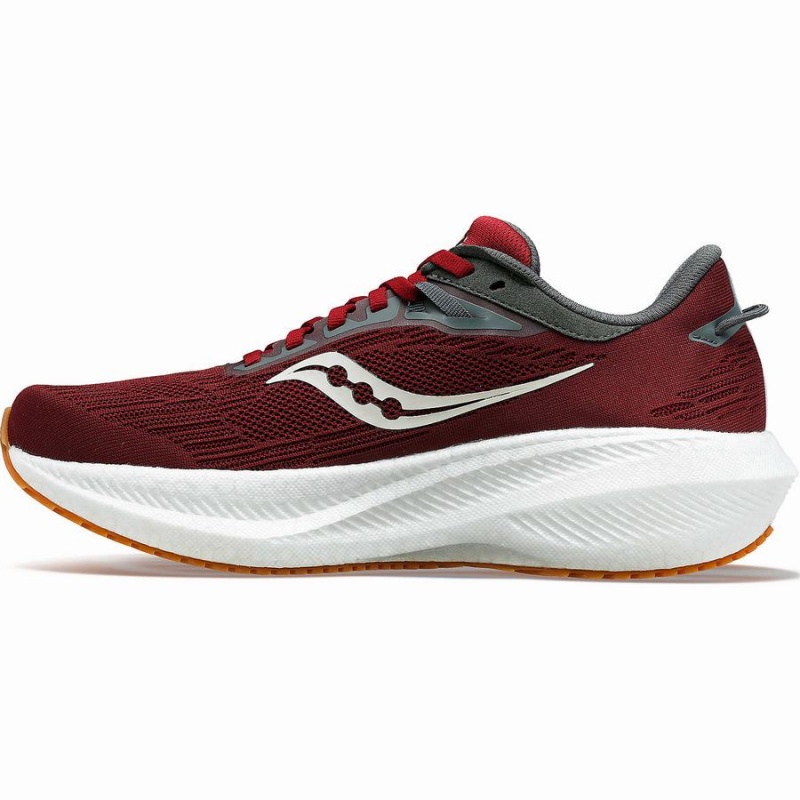 Men's Saucony Triumph 21 Running Shoes Red | Australia S23108-A46