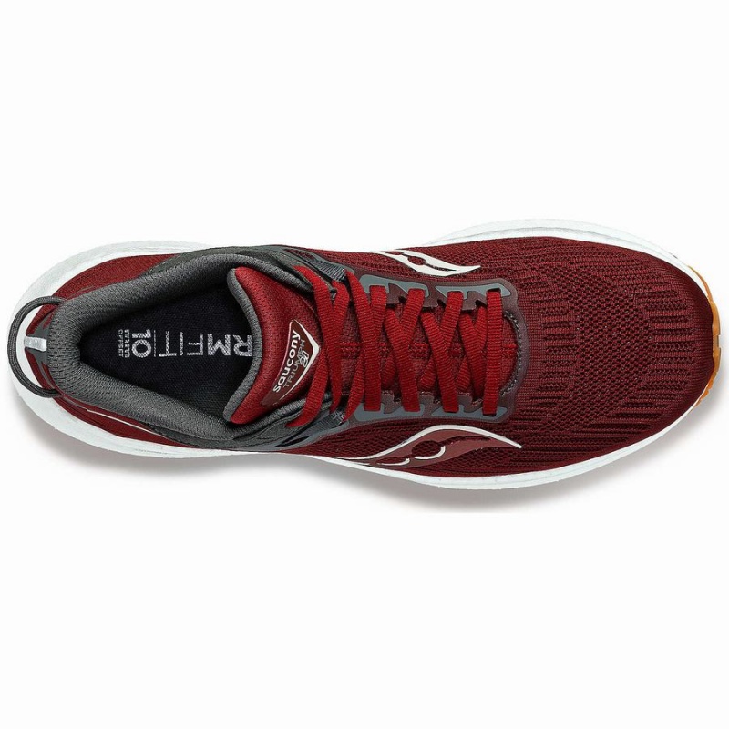 Men's Saucony Triumph 21 Running Shoes Red | Australia S23108-A46