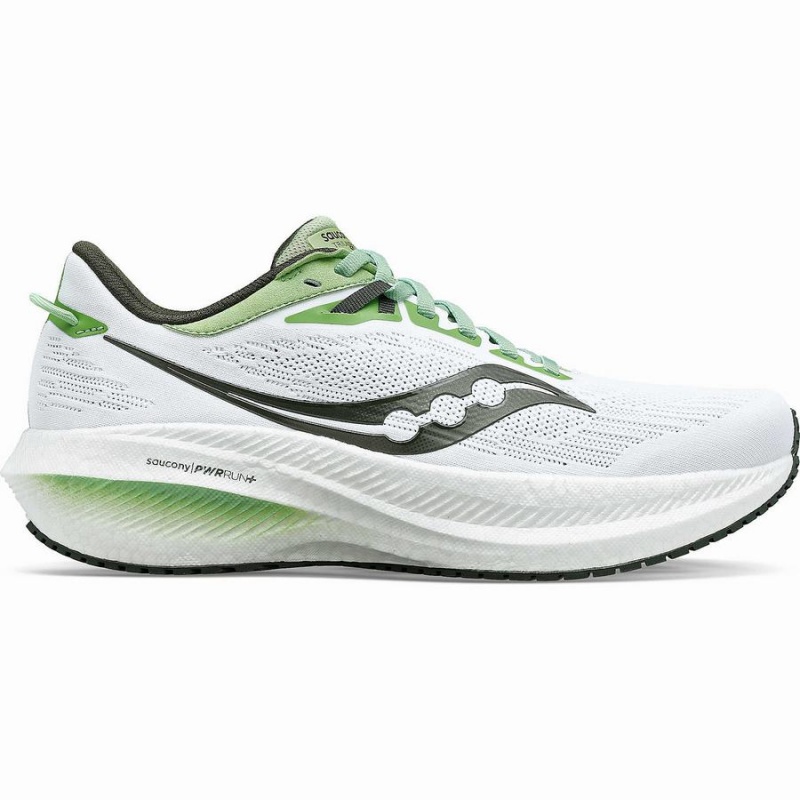 Men\'s Saucony Triumph 21 Running Shoes White | Australia S16839-V62