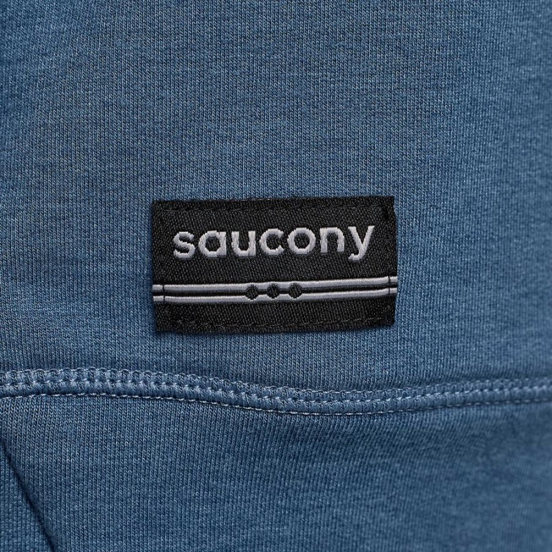 Men's Saucony Triumph Crew T Shirts Blue | Australia S50342-B91