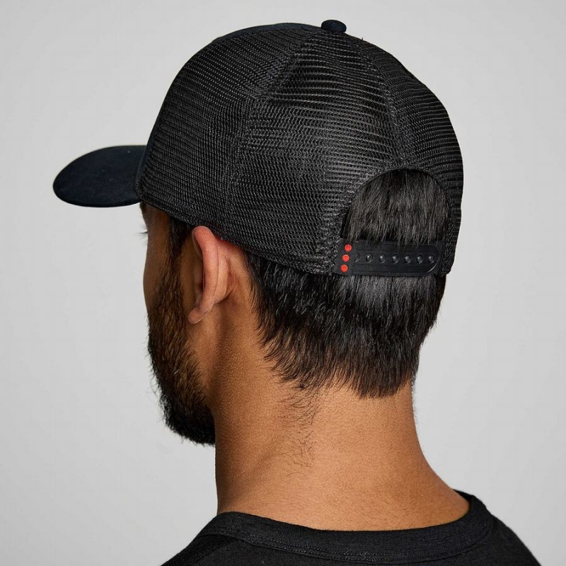 Men's Saucony Trucker Hats Black | Australia S35127-J57