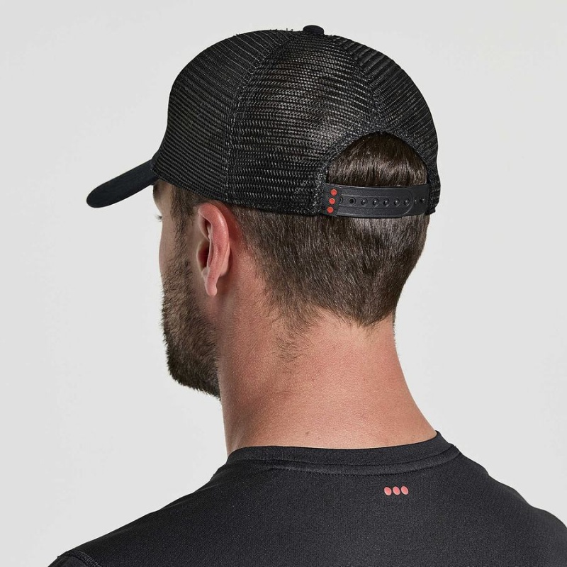 Men's Saucony Trucker Hats Black | Australia S97652-K10