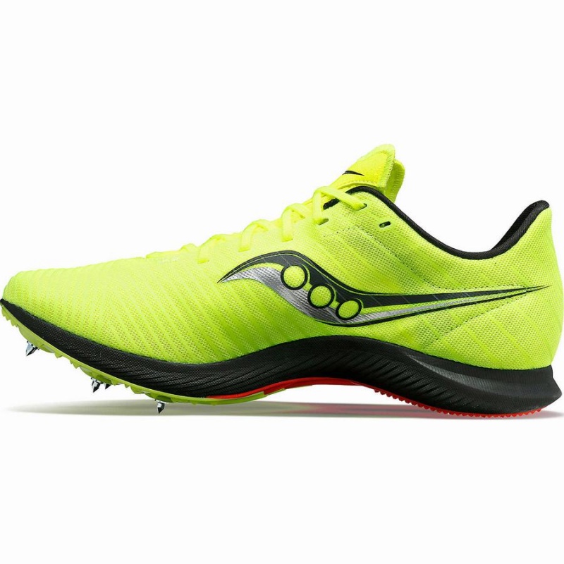 Men's Saucony Velocity MP Track Spikes Yellow / Black | Australia S13956-H47