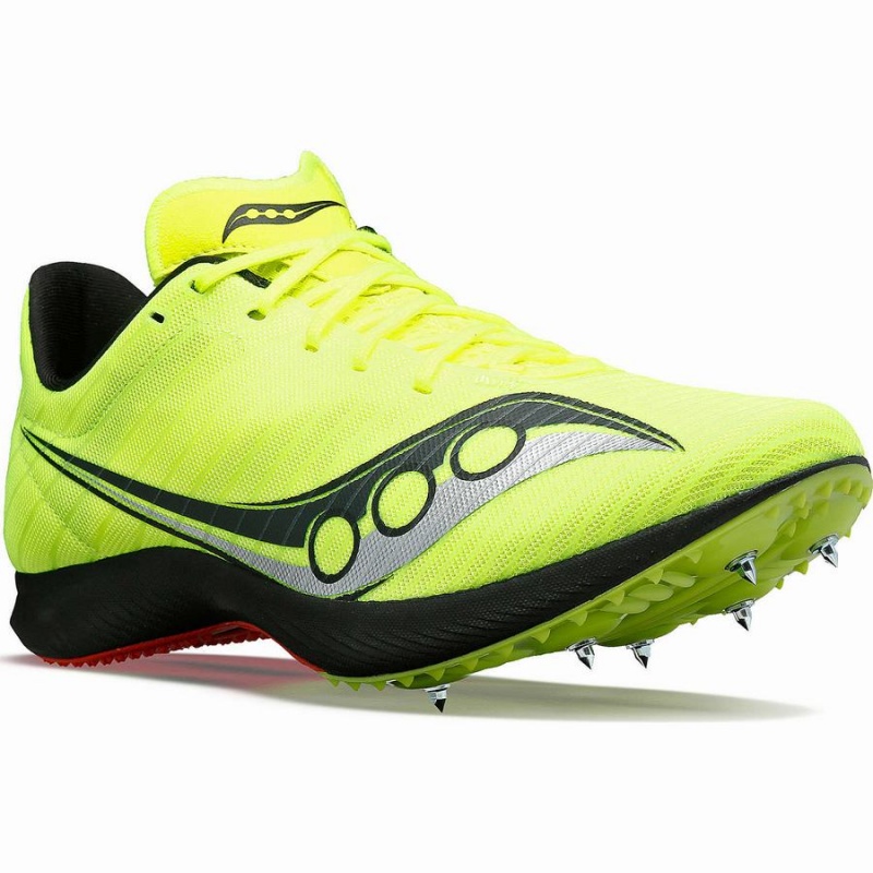 Men's Saucony Velocity MP Track Spikes Yellow / Black | Australia S13956-H47