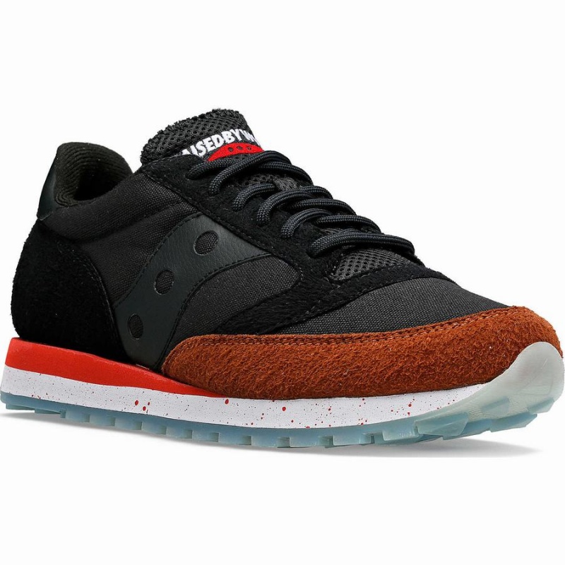 Men's Saucony X Raised by Wolves Jazz 81 Sneakers Grey / Black | Australia S37296-D12