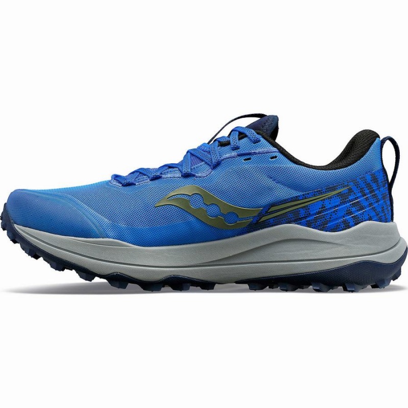 Men's Saucony Xodus Ultra 2 Running Shoes Blue / Navy | Australia S87912-T60