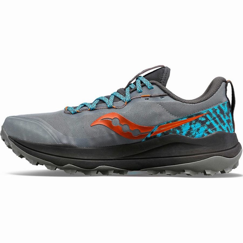 Men's Saucony Xodus Ultra 2 Running Shoes Grey / Black | Australia S59734-U02