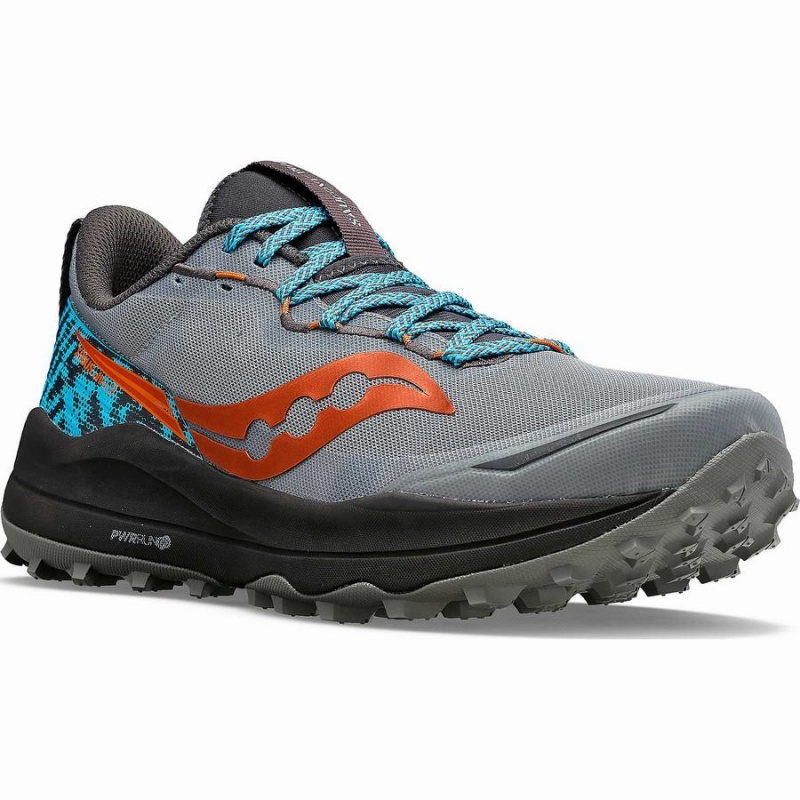 Men's Saucony Xodus Ultra 2 Running Shoes Grey / Black | Australia S59734-U02