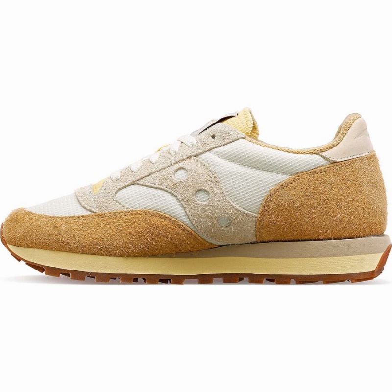 Men's Saucony x Colour Plus Jazz 81 Sneakers White / Beige | Australia S10792-S30