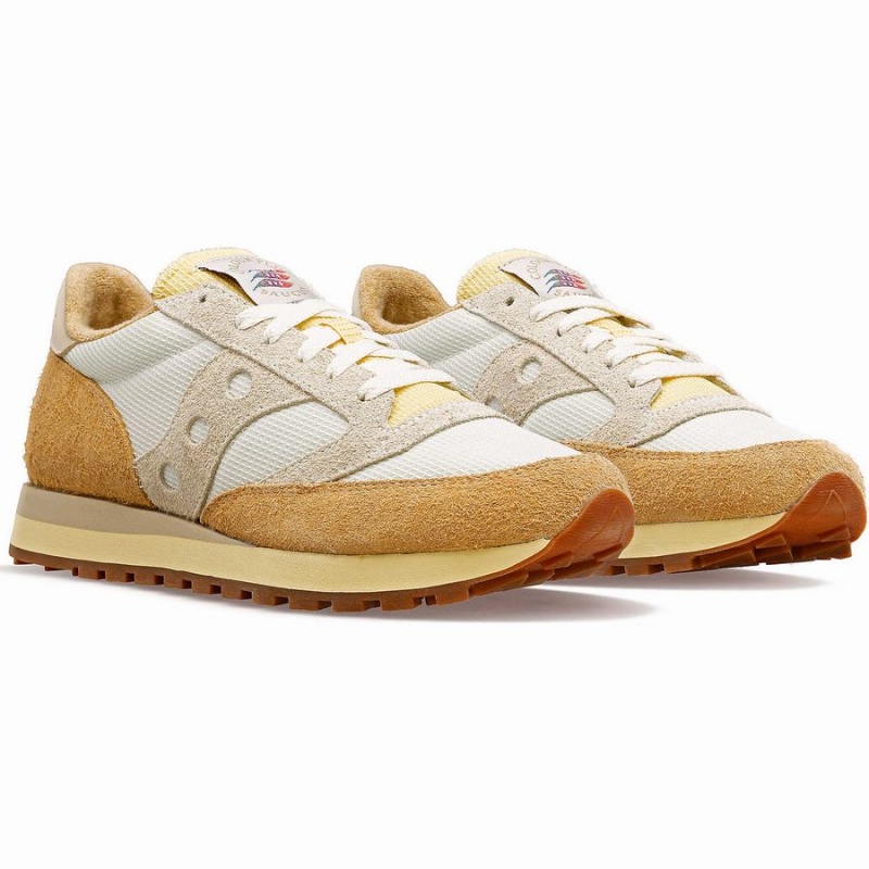 Men's Saucony x Colour Plus Jazz 81 Sneakers White / Beige | Australia S10792-S30