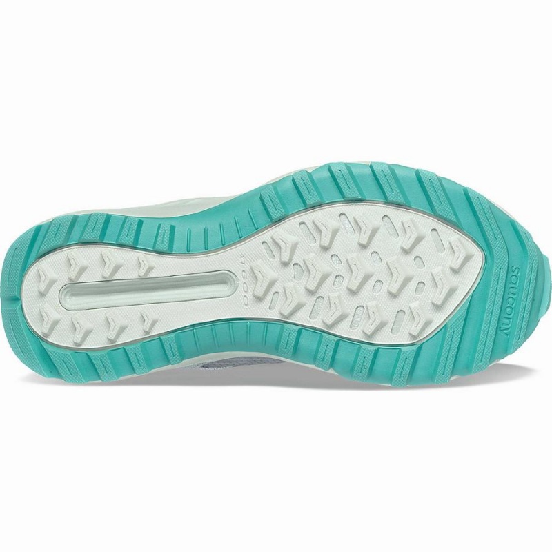 Women's Saucony Aura TR Wide Running Shoes Grey / Turquoise | Australia S51796-E72