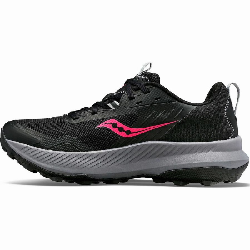 Women's Saucony Blaze TR Trail Running Shoes Black / Pink | Australia S72954-F36