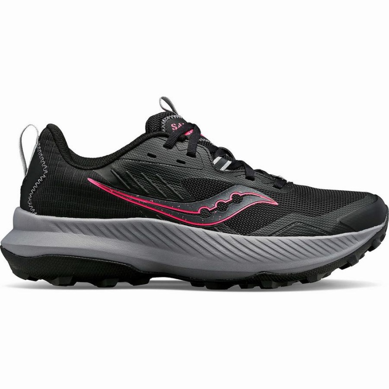 Women\'s Saucony Blaze TR Trail Running Shoes Black / Pink | Australia S72954-F36