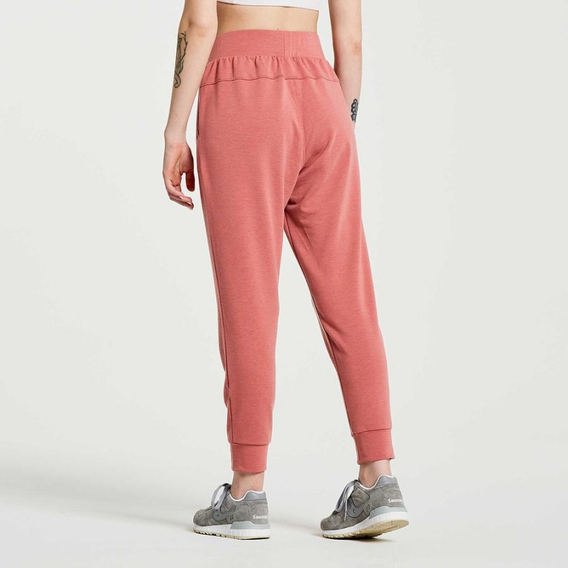 Women's Saucony Boston Pants Soot Heather | Australia S39725-V23