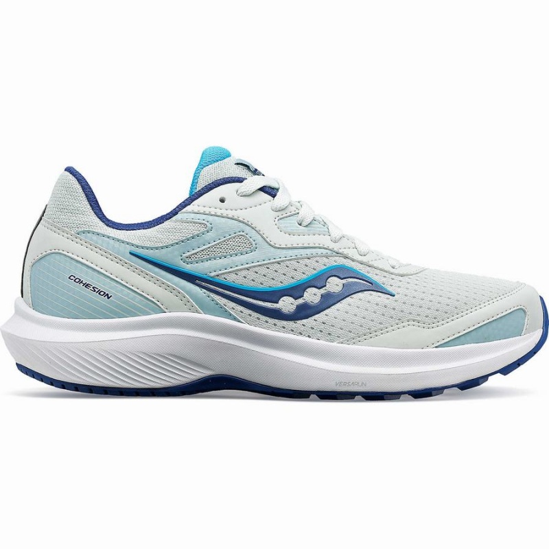 Women\'s Saucony Cohesion 16 Walking Shoes White / Indigo | Australia S30518-F45