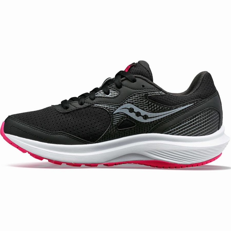 Women's Saucony Cohesion 16 Walking Shoes Black / Fuchsia | Australia S79320-K56