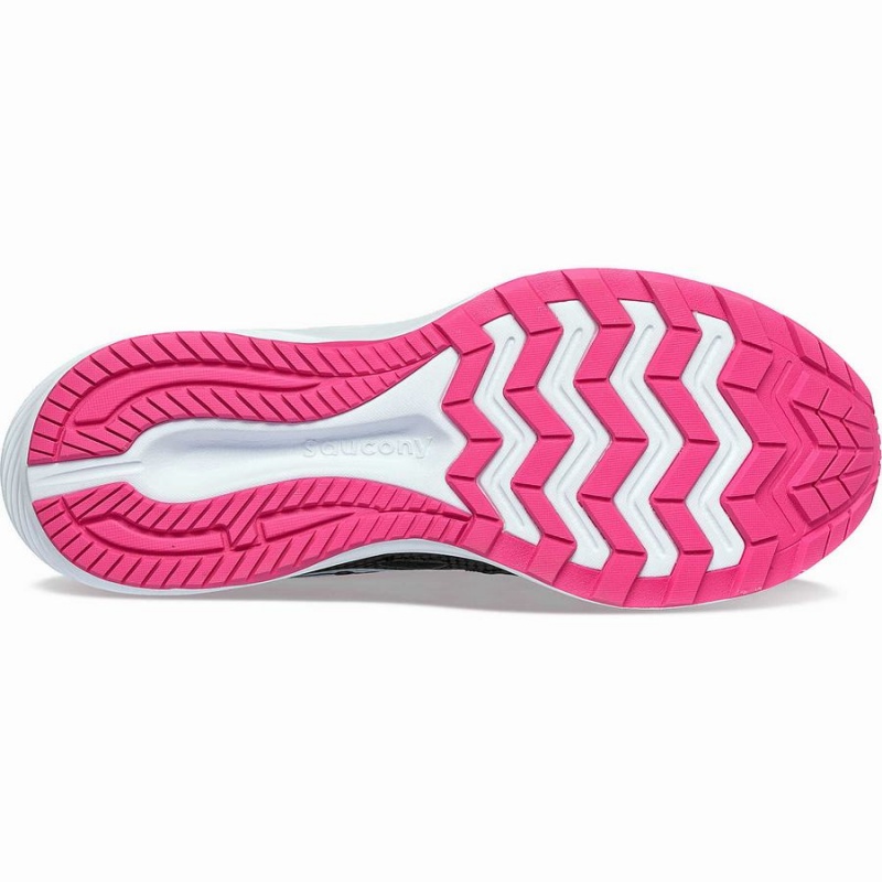 Women's Saucony Cohesion 16 Walking Shoes Black / Fuchsia | Australia S79320-K56