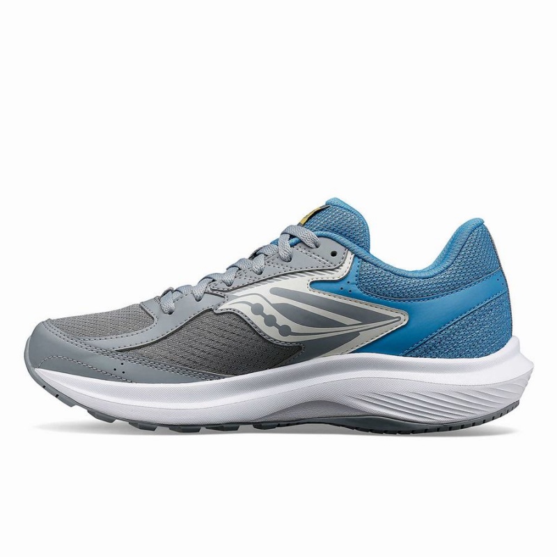 Women's Saucony Cohesion 17 Running Shoes Grey / Blue | Australia S28946-R56