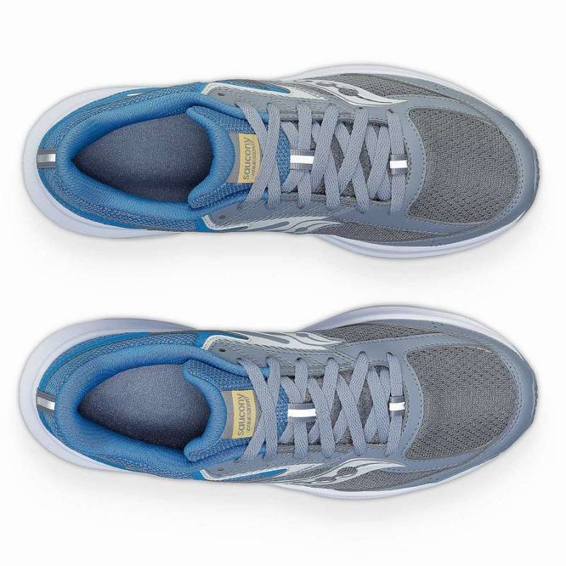 Women's Saucony Cohesion 17 Running Shoes Grey / Blue | Australia S28946-R56