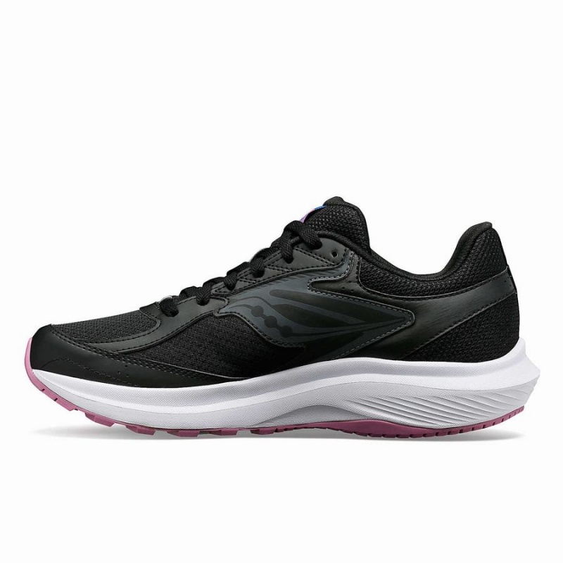 Women's Saucony Cohesion 17 Running Shoes Black / Purple | Australia S87495-T89