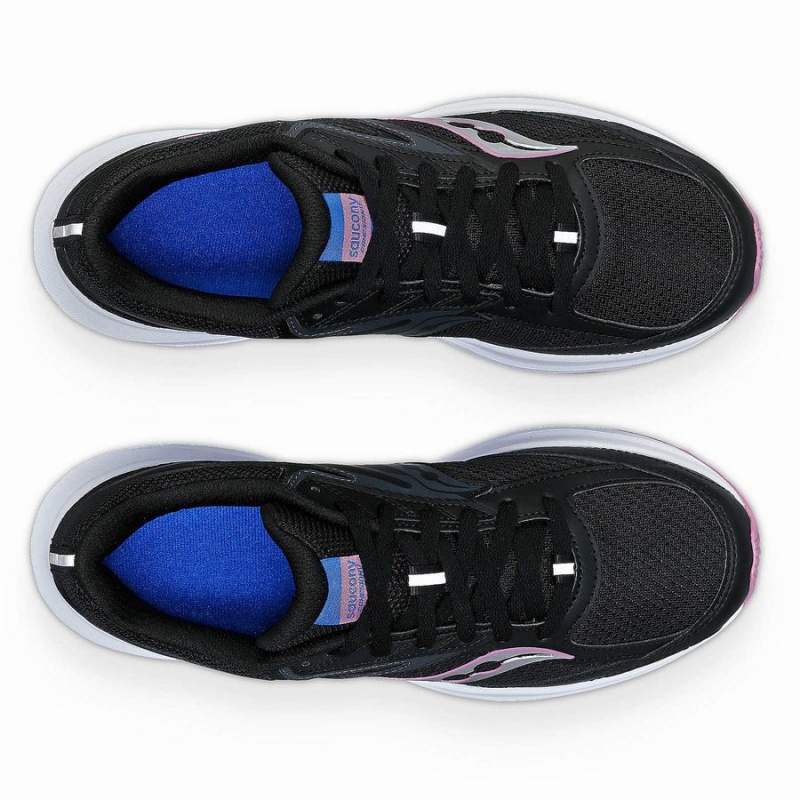 Women's Saucony Cohesion 17 Running Shoes Black / Purple | Australia S87495-T89