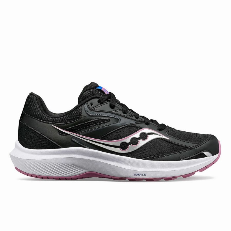 Women\'s Saucony Cohesion 17 Running Shoes Black / Purple | Australia S87495-T89