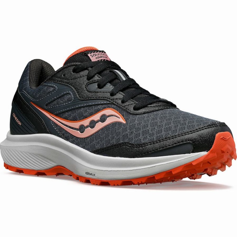 Women's Saucony Cohesion TR16 Trail Running Shoes Grey / Orange | Australia S01645-P78