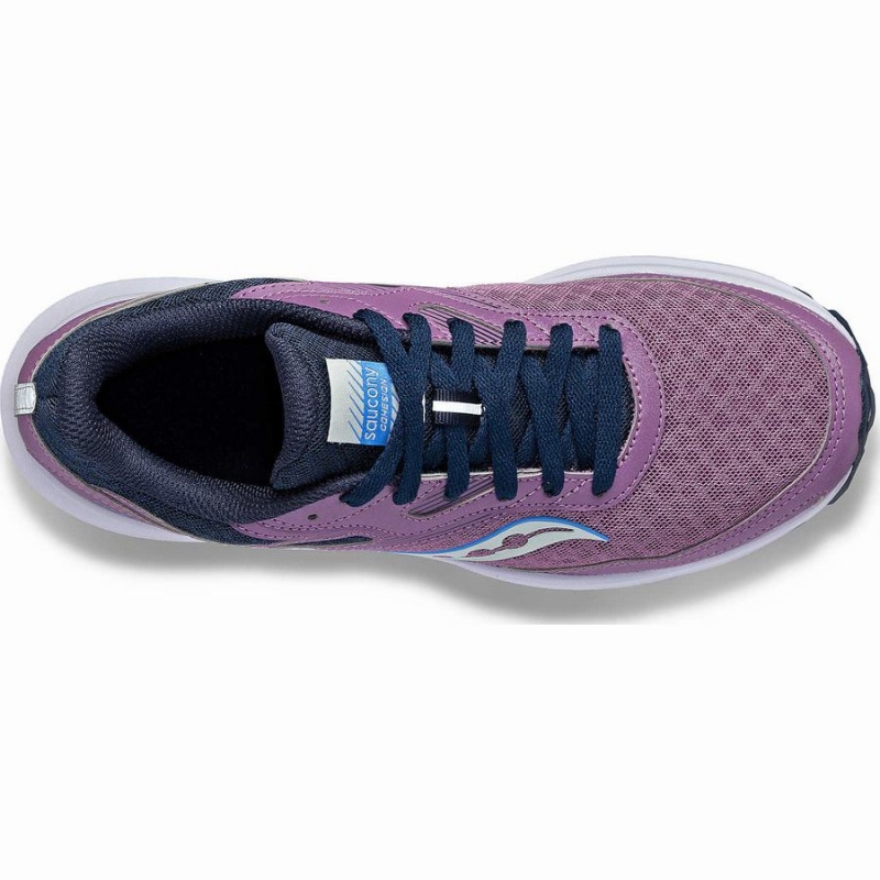 Women's Saucony Cohesion TR16 Trail Running Shoes Purple / Navy | Australia S12035-X10