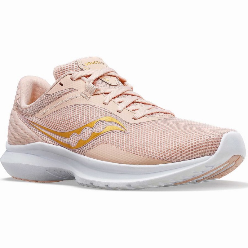 Women's Saucony Convergence Walking Shoes Coral / Gold | Australia S72364-Q74