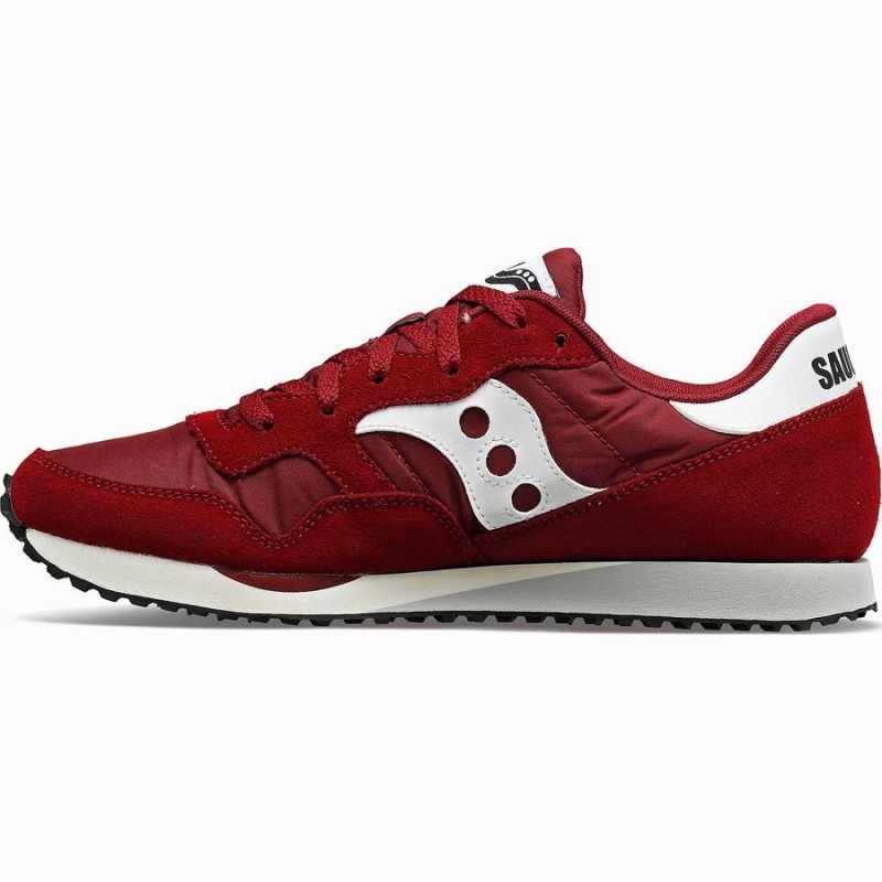 Women's Saucony DXN Trainer Sneakers Burgundy / White | Australia S80542-R52