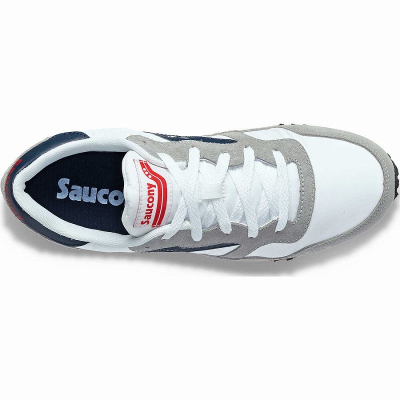 Women's Saucony DXN Trainer Sneakers White / Navy | Australia S81230-N30