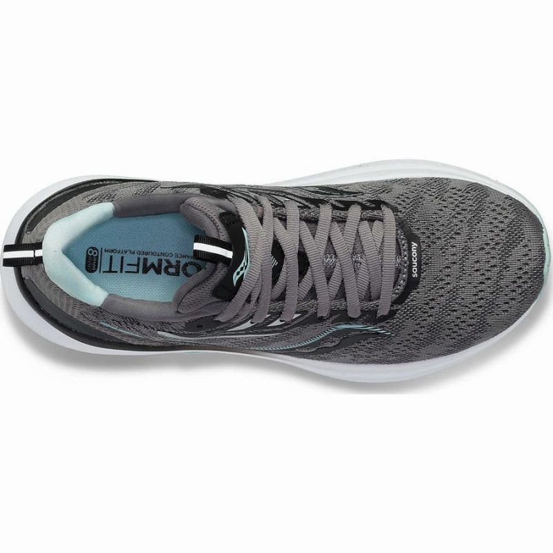 Women's Saucony Echelon 9 Running Shoes Grey | Australia S90472-K39