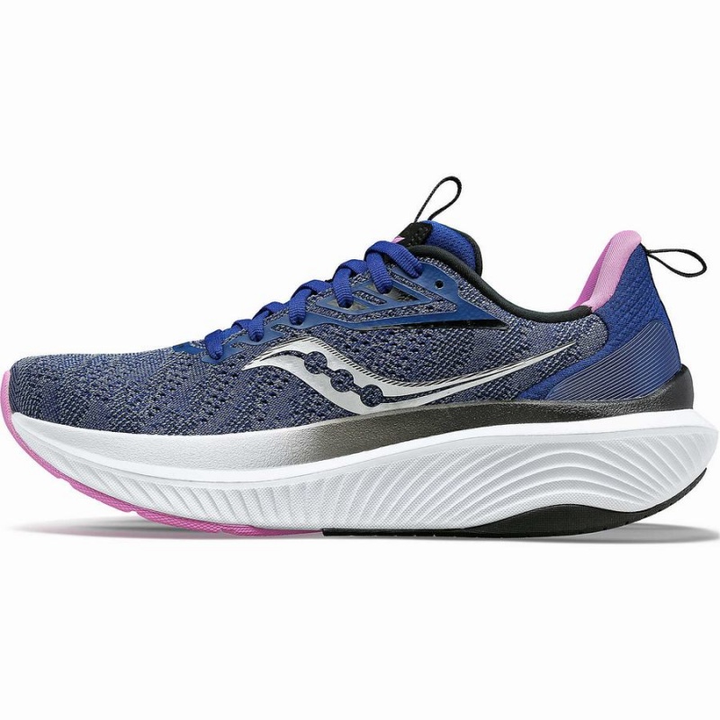 Women's Saucony Echelon 9 Running Shoes Indigo / Purple | Australia S60289-W84