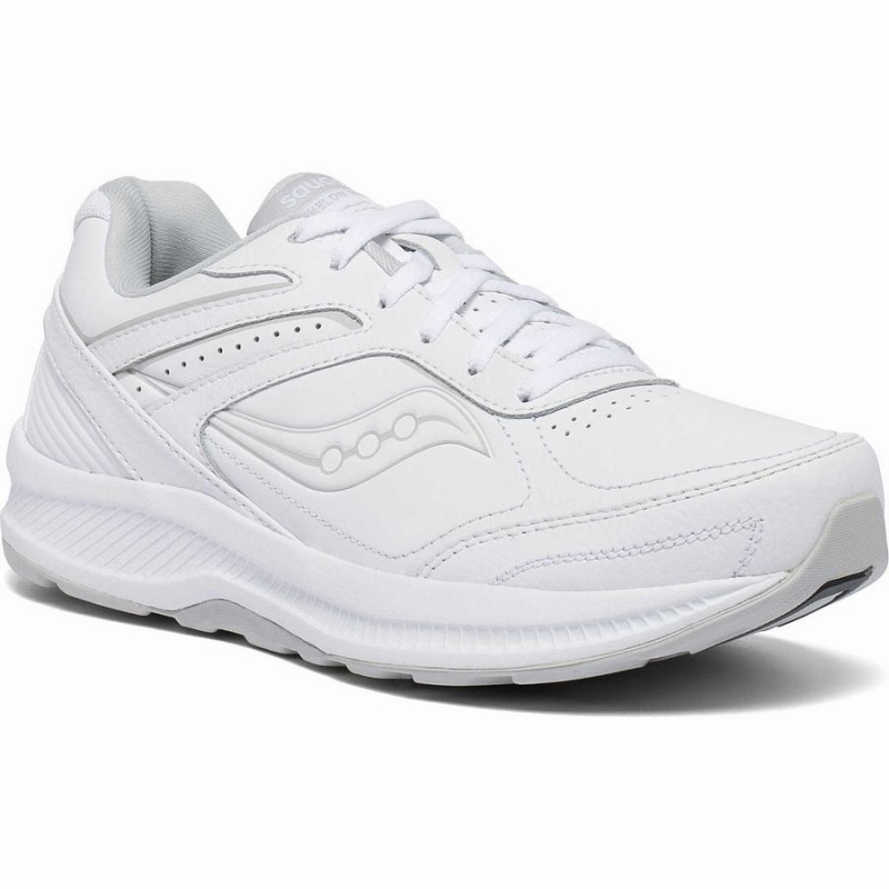 Women's Saucony Echelon Walker 3 Walking Shoes White | Australia S47365-T89