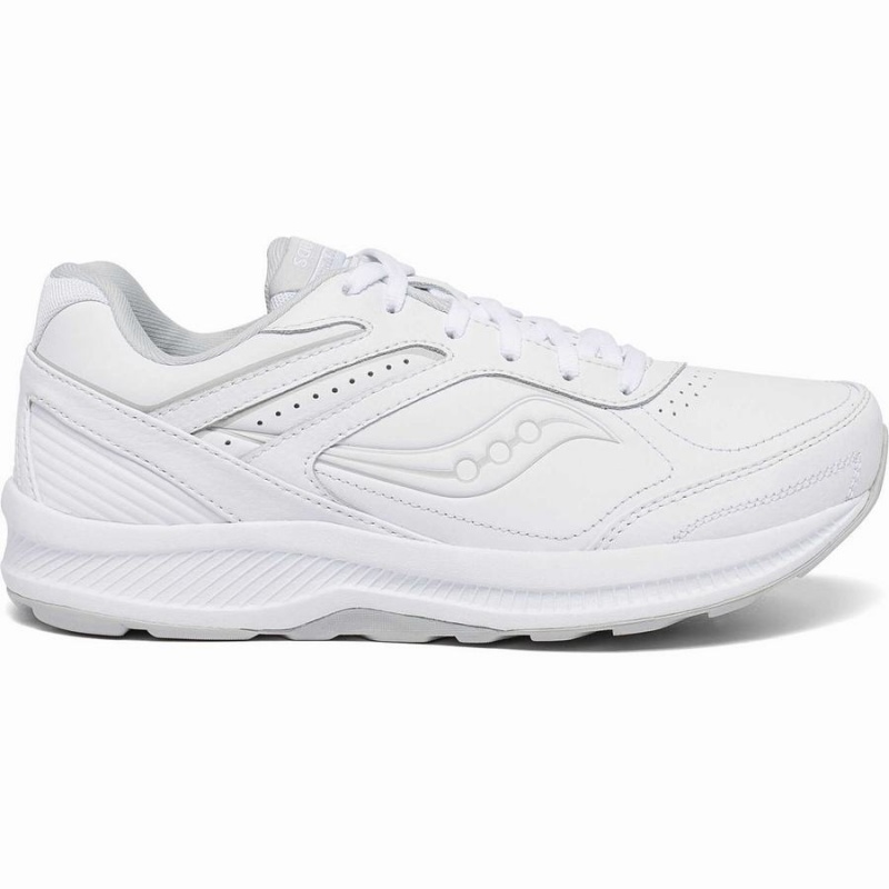 Women\'s Saucony Echelon Walker 3 Wide Walking Shoes White | Australia S57628-W64