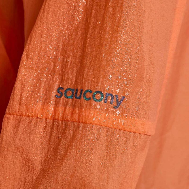 Women's Saucony Elevate Packaway Jackets Orange | Australia S58304-E02