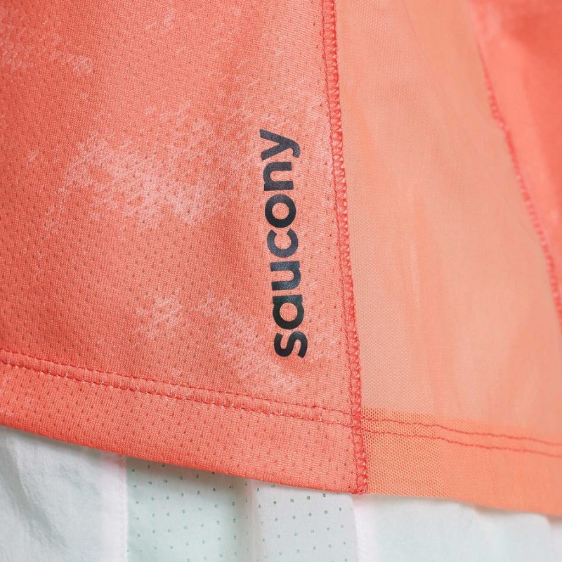 Women's Saucony Elevate Tank Top Orange | Australia S96318-G82