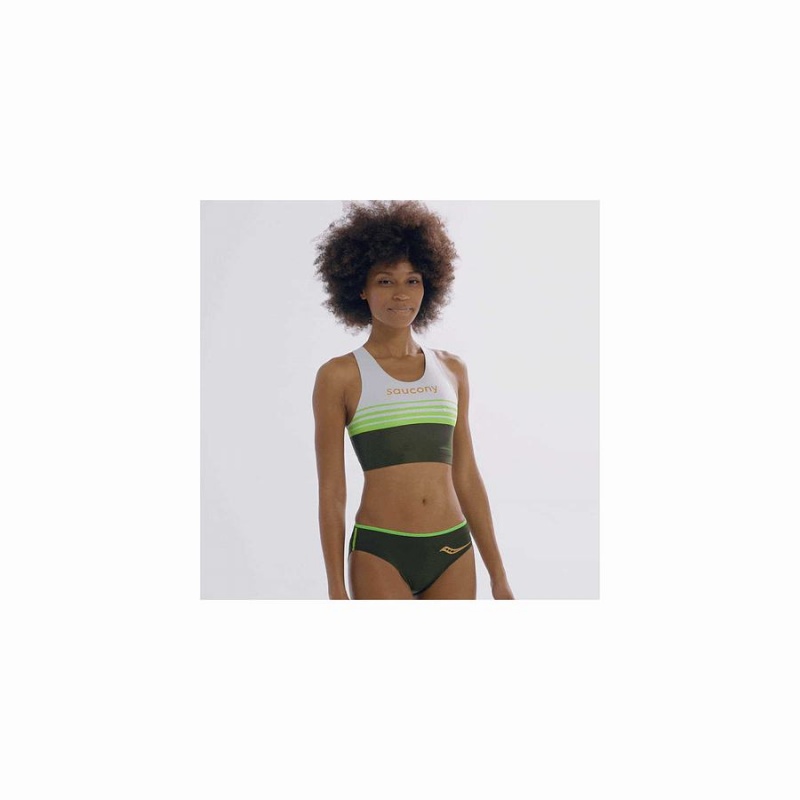 Women's Saucony Elite Bra Top Bras Umbra | Australia S16540-E65