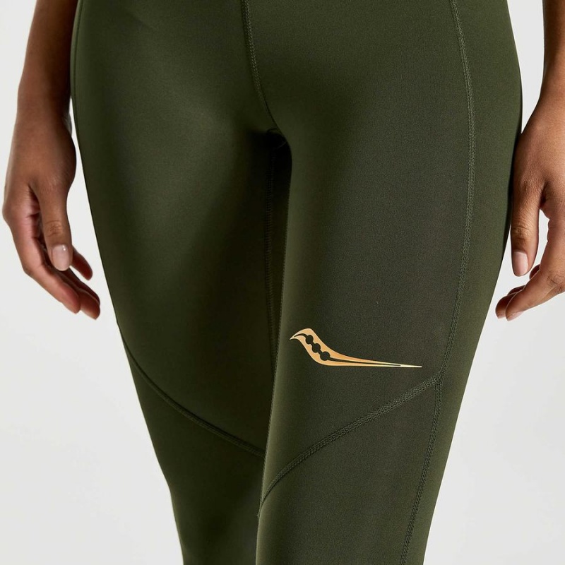 Women's Saucony Elite Tight Umbra | Australia S63218-X24