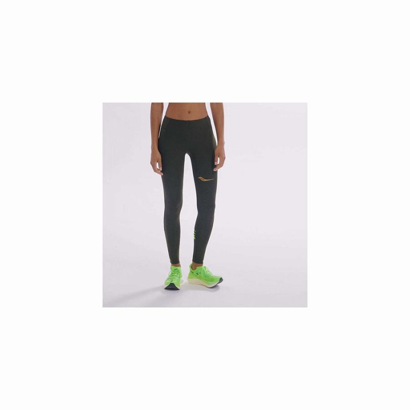 Women's Saucony Elite Tight Umbra | Australia S63218-X24