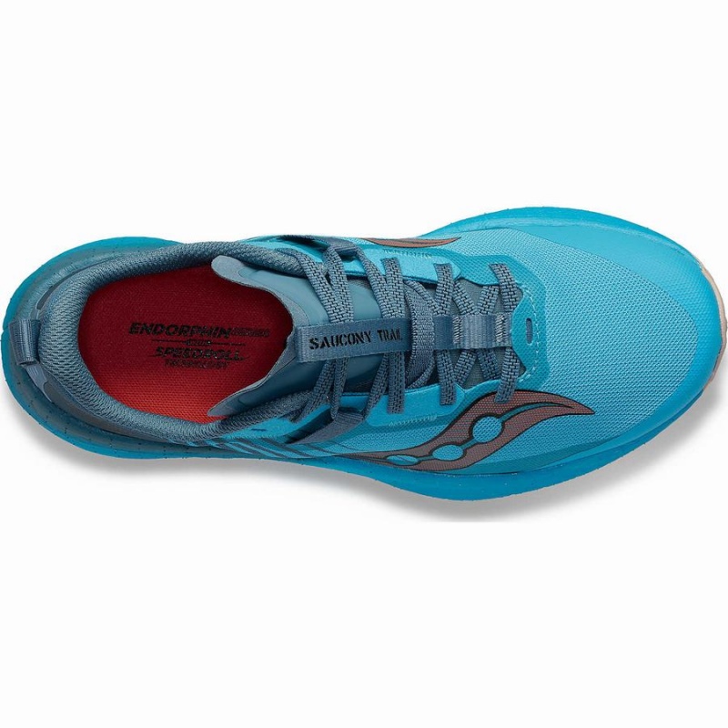 Women's Saucony Endorphin Edge Running Shoes Blue | Australia S24960-J61