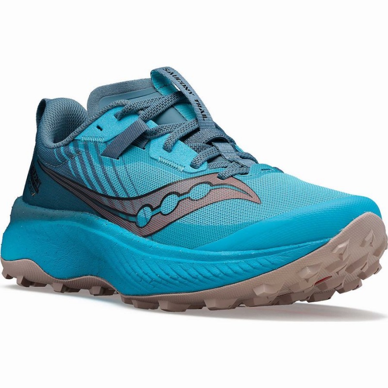 Women's Saucony Endorphin Edge Running Shoes Blue | Australia S24960-J61