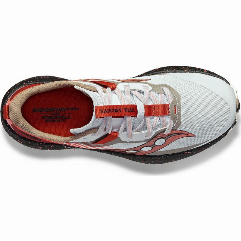 Women's Saucony Endorphin Edge Running Shoes White / Orange | Australia S93857-K36