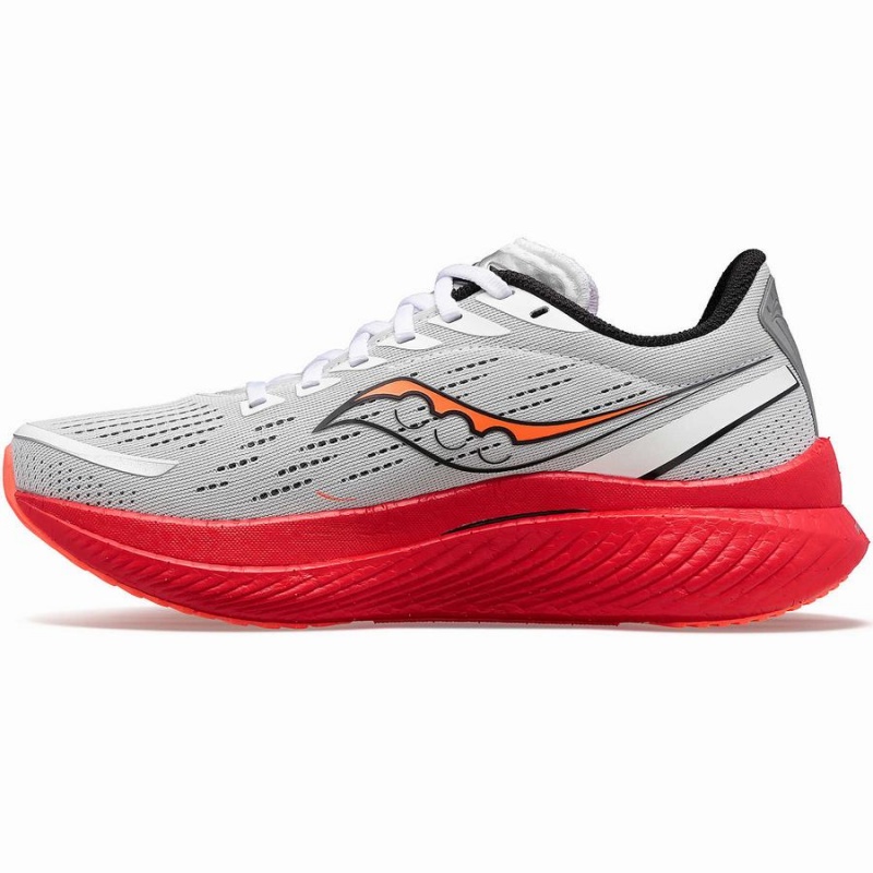 Women's Saucony Endorphin Speed 3 Running Shoes White / Black / Red | Australia S24386-E46